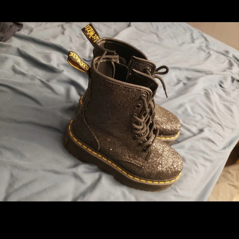 Platform Chunky Glitter Doc Martens